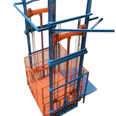 Cargo lifting Rail type hydraulic cargo elevator lift 1000 kg-3000 kg construction engineering building