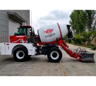 Automatic Self-loading Concrete Mixer Truck