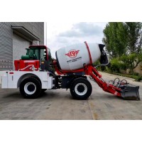 Automatic Self-loading Concrete Mixer Truck